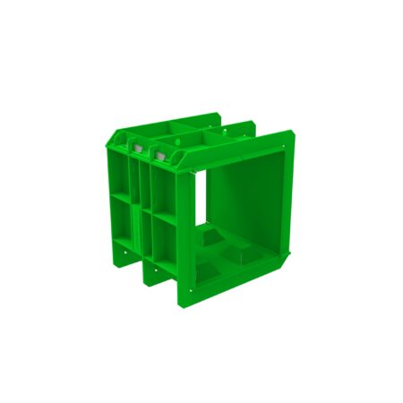 Forma do bloków betonowych płaskich 60/60/60 P